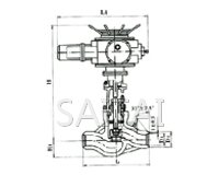 电站用铸钢电动对焊截止阀缩略图 