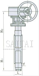 D71/371F46/F3-10/10C/10P    ANSI:125Lb /150Lb结构图2