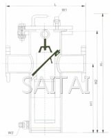 SRB系列篮式过滤器结构图