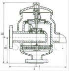 HXF3型带吸入接管阻火呼吸阀 DN50-250