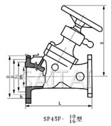 SP45数字锁定平衡阀结构图
