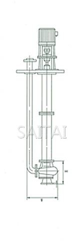 FY液下泵外形及安装尺寸图1